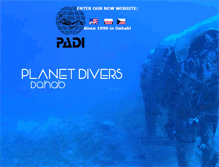 Tablet Screenshot of planetdivers.com